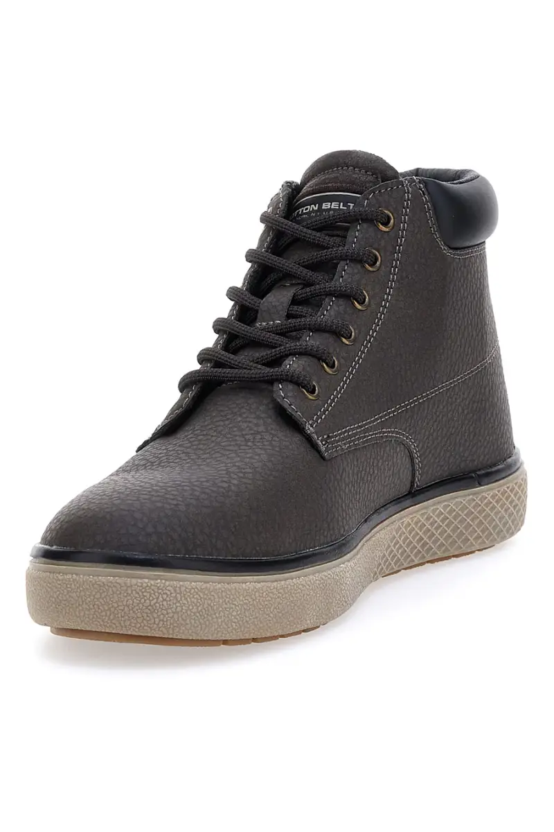 Sneakers Mid-Cut Marrone Scuro Cotton Belt CBM424A00 [CAFFE ] miniatura 3