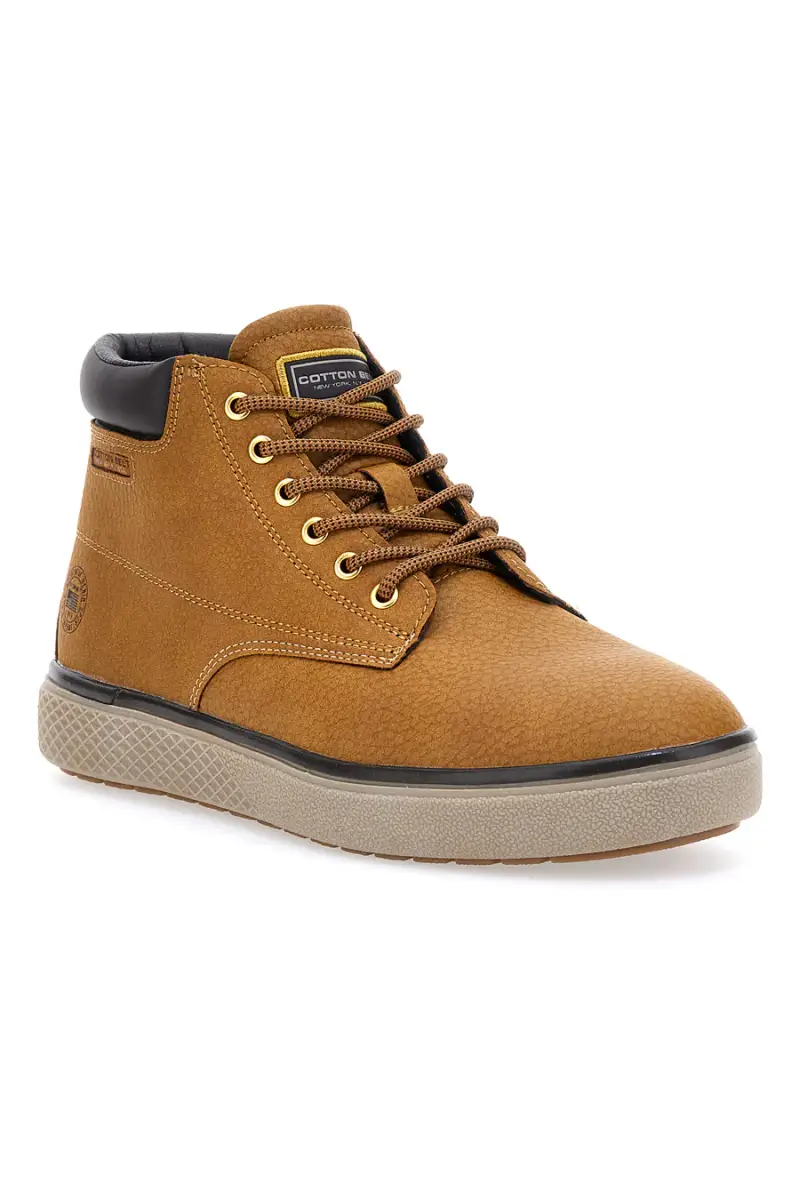 Sneakers Mid-Cut Ocra Cotton Belt CBM424A00 [TAN] miniatura 2