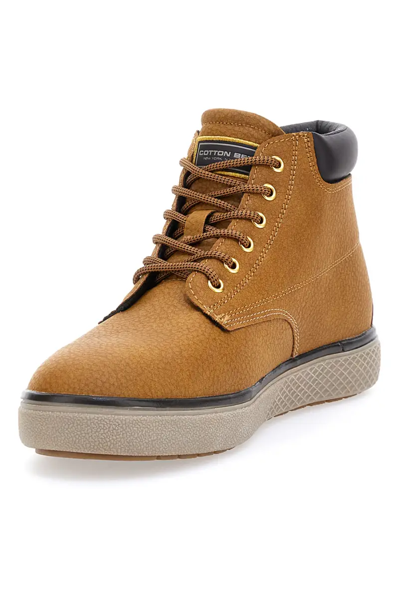 Sneakers Mid-Cut Ocra Cotton Belt CBM424A00 [TAN] miniatura 3