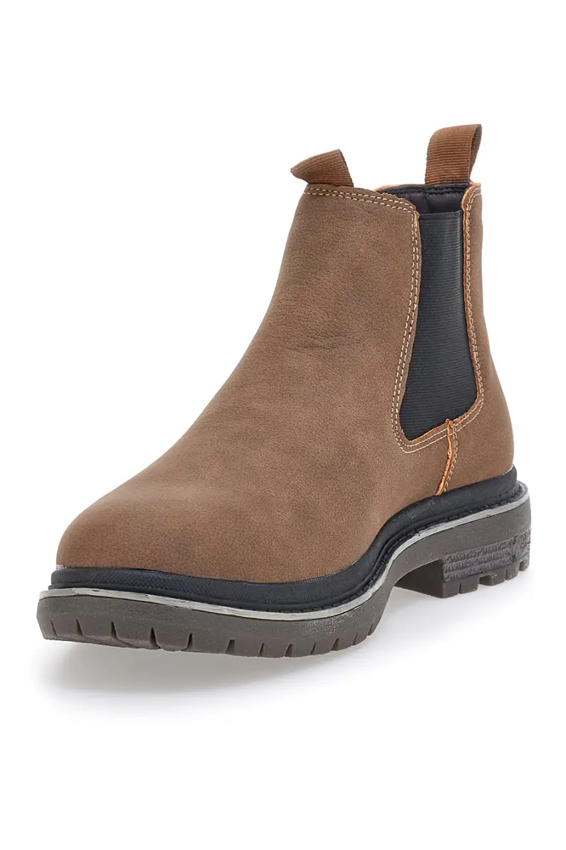 Stivaletti Beatles Marroni con Elastici Laterali COTTON BELT HARVAD THIN [MARRONE] miniatura 3