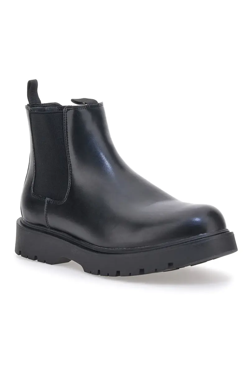 Stivaletti Beatles Neri Con Elastici Laterali COTTON BELT CBM421P89 [NERO] miniatura 2