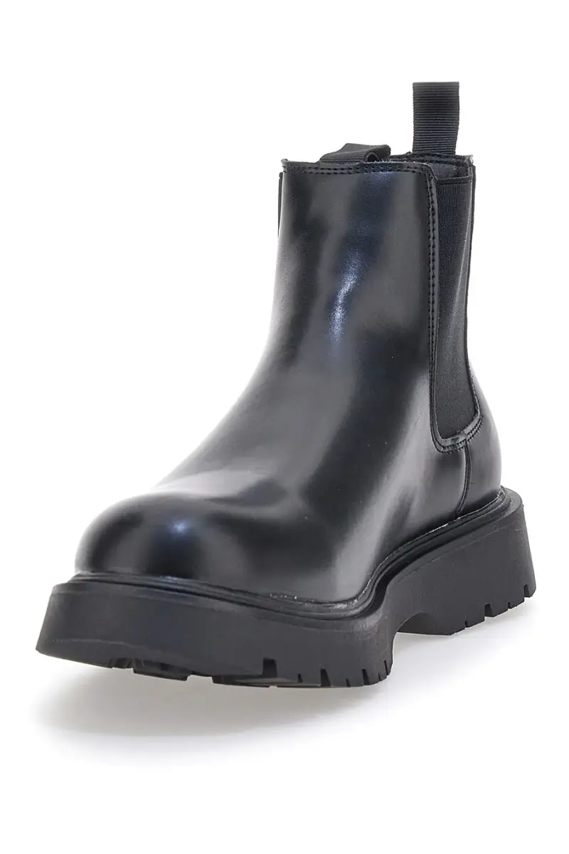 Stivaletti Beatles Neri Con Elastici Laterali COTTON BELT CBM421P89 [NERO] miniatura 3