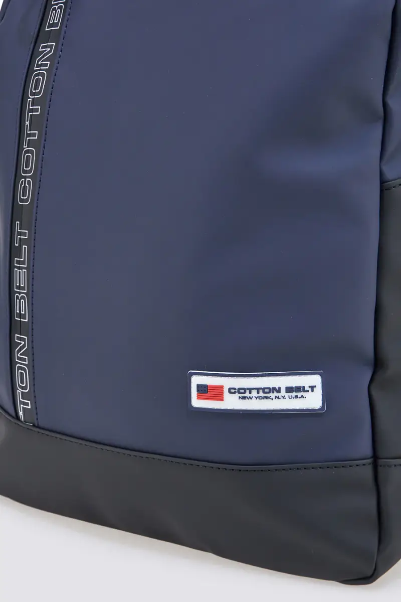 Zaino blu con spallacci regolabili Cotton belt K19-017-B051 [BLU] miniatura 4