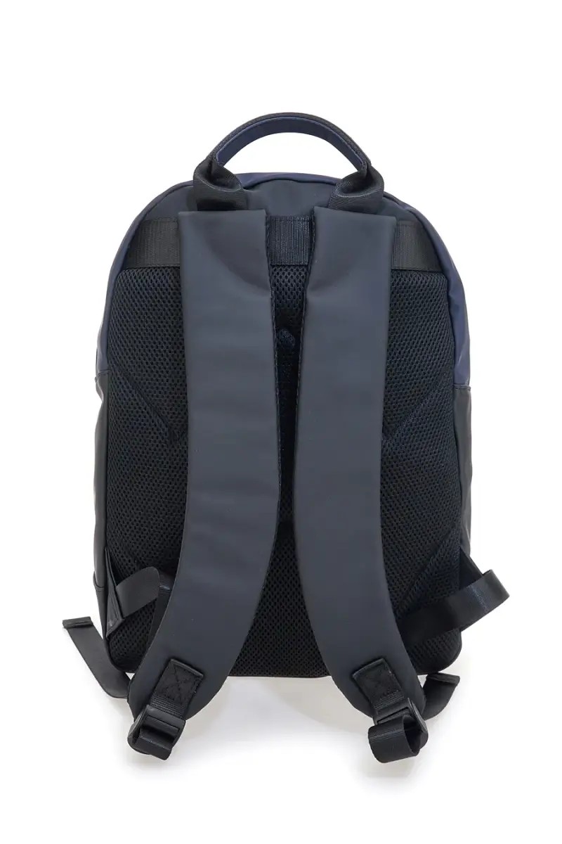 Zaino blu con spallacci regolabili Cotton belt K19-017-B051 [BLU] miniatura 5