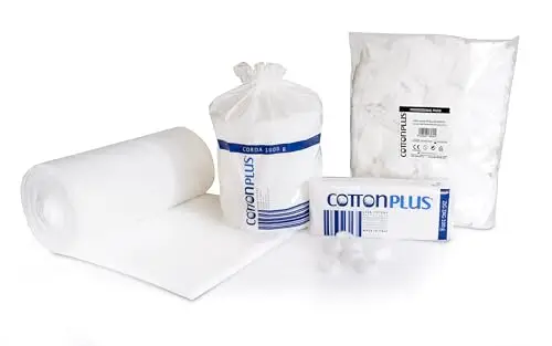 Cotton Plus CORDA 1000 g - LINEA PROFESSIONALE | 100% PURO COTONE IDROFILO CARDATO PER USO PROFESSIONALE | Morbido e miniatura 3