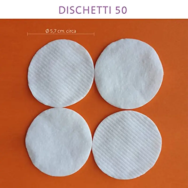 Cotton Plus DISCHETTI 50 pz. - LINEA BEAUTY | DISCHETTI 100% PURO COTONE | Dischetti struccanti per la pulizia del viso soffici e resistenti miniatura 3