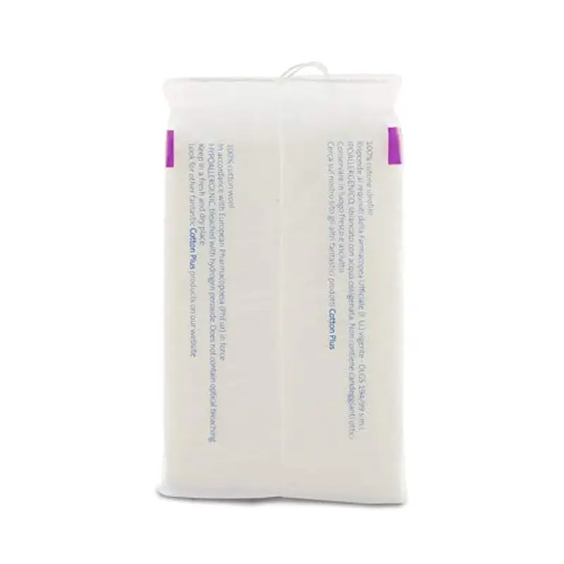 Cotton Plus MAXI VISAGE 50 pz. - LINEA BEAUTY | DISCHETTI PRETAGLIATI 100% PURO COTONE | Dischetti struccanti per la miniatura 3