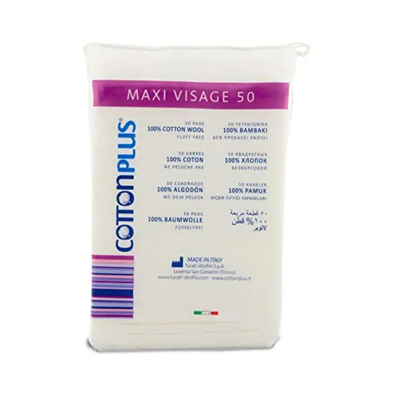 Cotton Plus MAXI VISAGE 50 pz. - LINEA BEAUTY | DISCHETTI PRETAGLIATI 100% PURO COTONE | Dischetti struccanti per la pulizia del viso soffici e resistenti miniatura 3