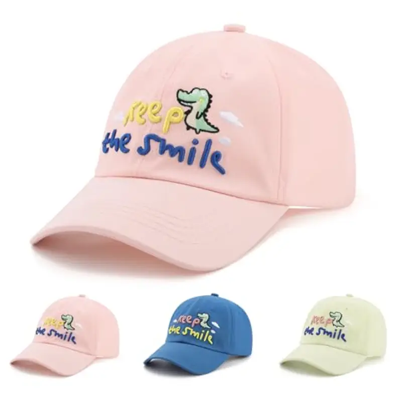 Coubeau Cappellino da Baseball per Bambini, Adatto a Ragazzi e Ragazze, Protezione UV, Simpatico Cappello da Cartone