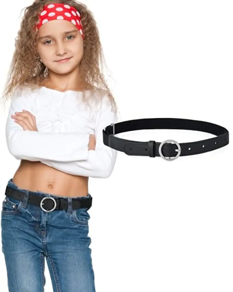 Coubeau Cintura Elastica in pelle per Bambini - Cintura Elasticizzata per 3-16 Ragazze e Ragazzi 16"-31,5"
