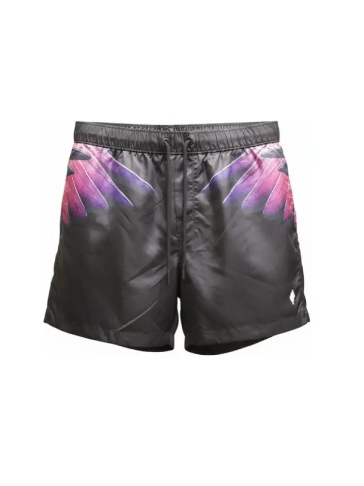 marcelo burlon boxer mare stampa ali nero