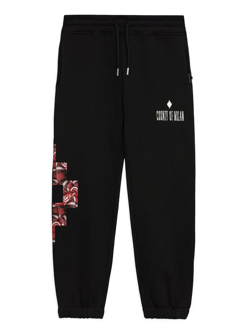 pantalone tuta county of milan da uomo - nero