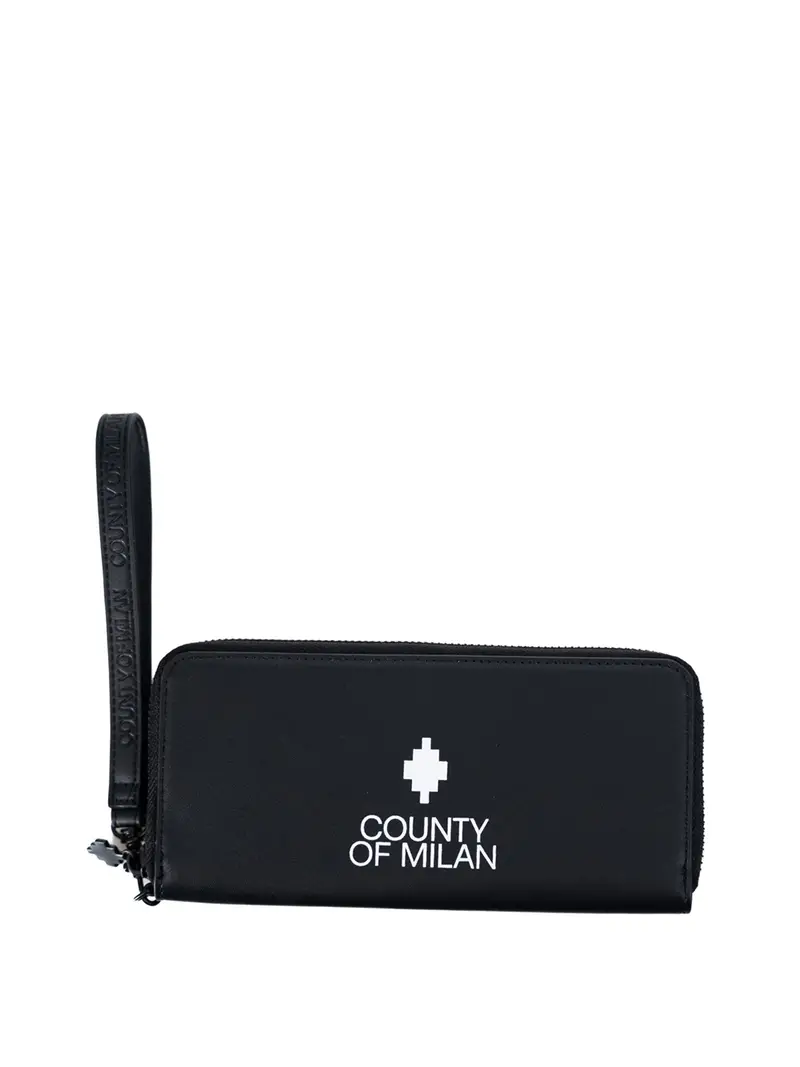 portafoglio county of milan da uomo - nero