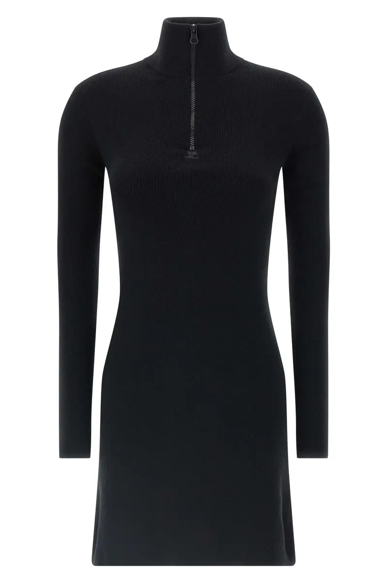 Abito Maglia Lana Nero