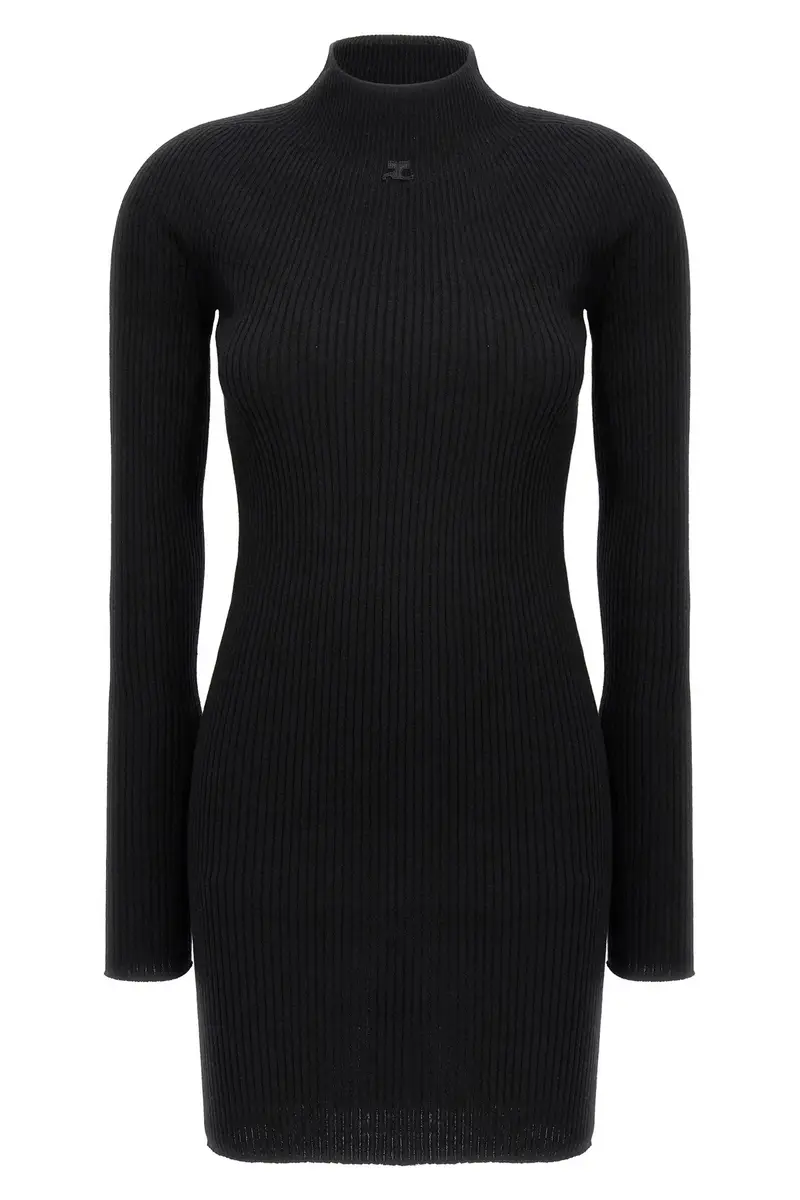 Abito Solar Light Rib Nero