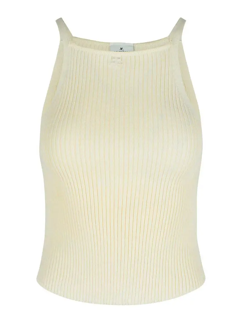 Courreges Top Bianco 3267669
