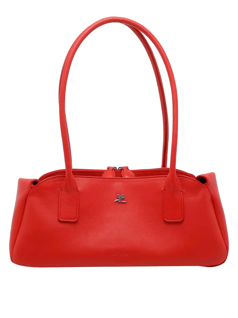 Borsa a tracolla in strip naplack Rosso