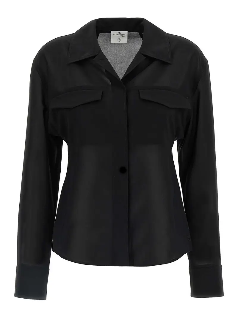 Camicia tascabile Nero