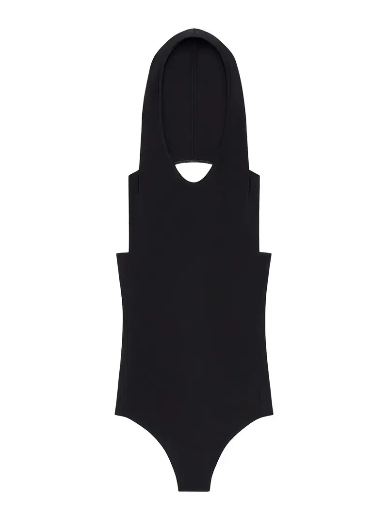 Corpicio incappucciato Nero