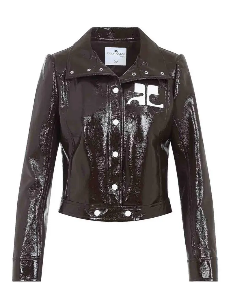 Giacca in vinile CourrÃ©ges Marrone