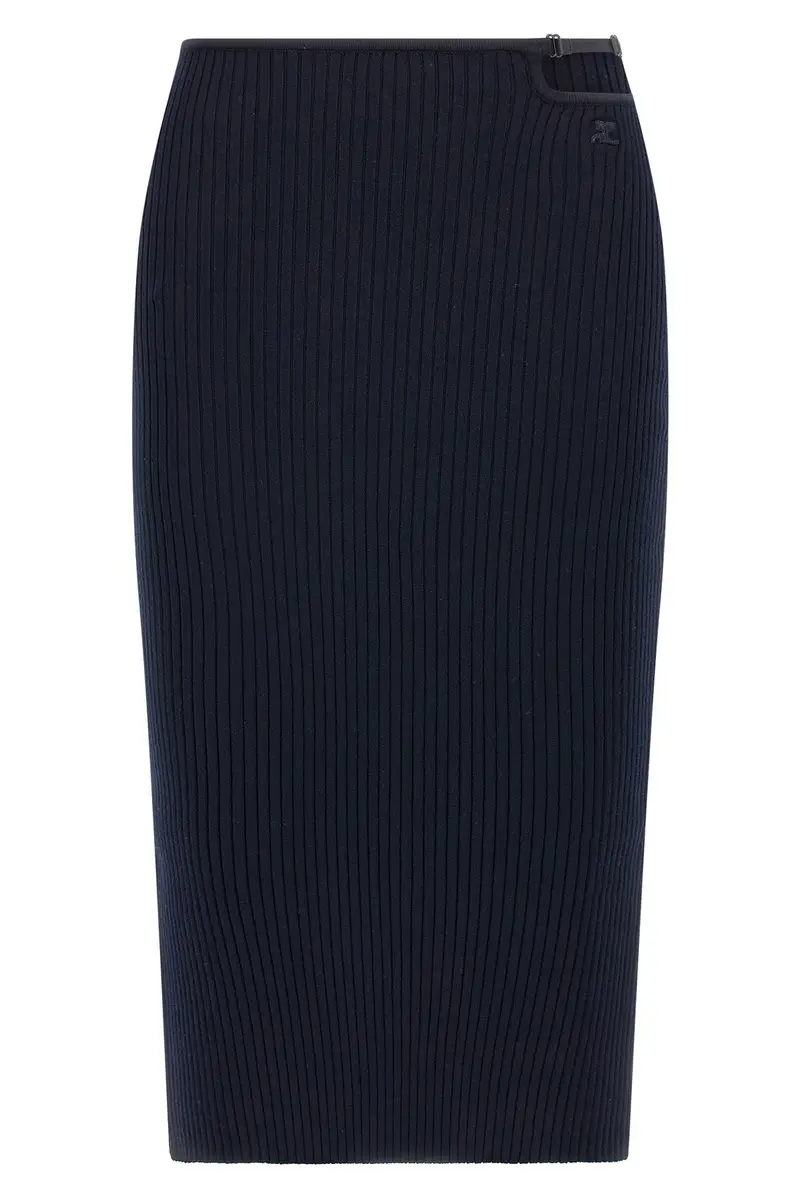 Gonna Loop Rib Knit Blu