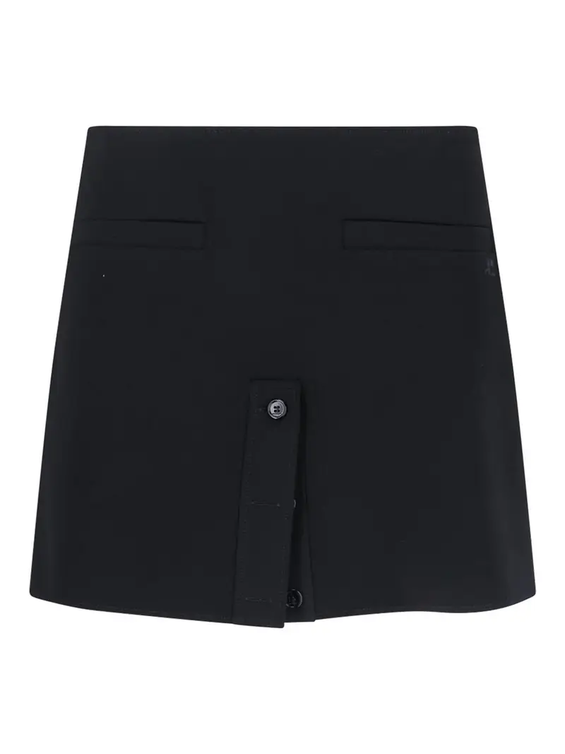 Gonna Mini Logo Nero