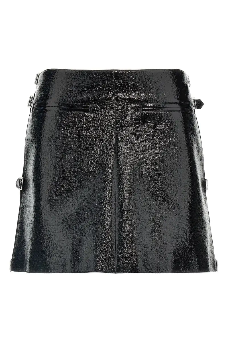 Gonna Mini Multi Sangle Vinyl Nero