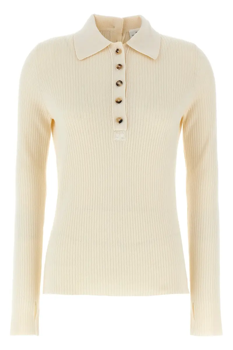 Maglia Multi-Buttons Bianco