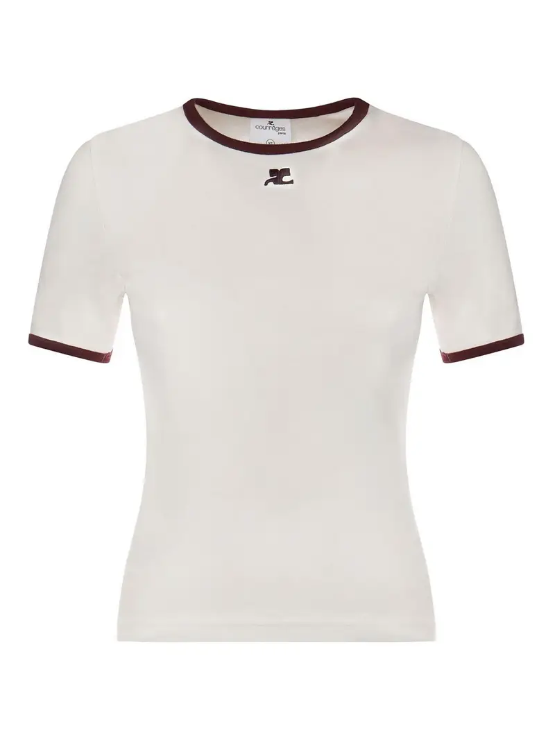 Maglietta in cotone Bordeaux