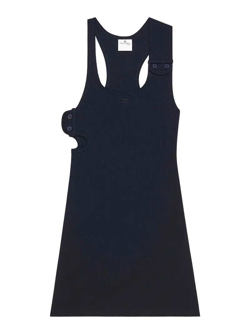 Mini abito degli anni 90 Blu scuro