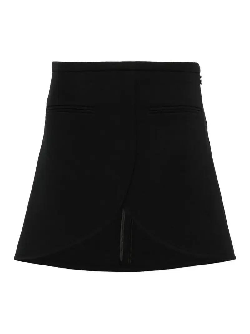 Minigonna asimmetrica Nero