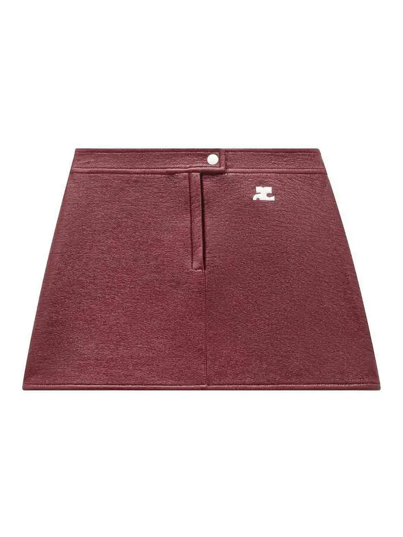 Minigonna Svasata Rosso