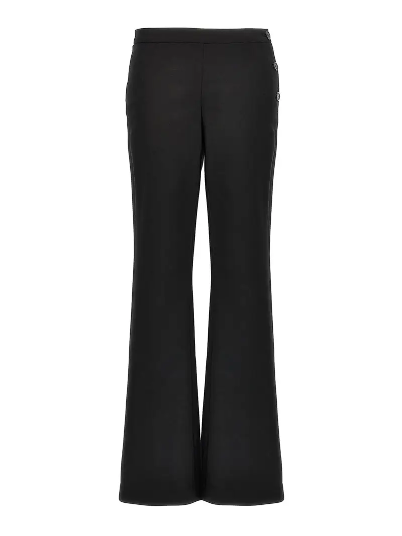 Pantaloni sartoriali obliqui Nero