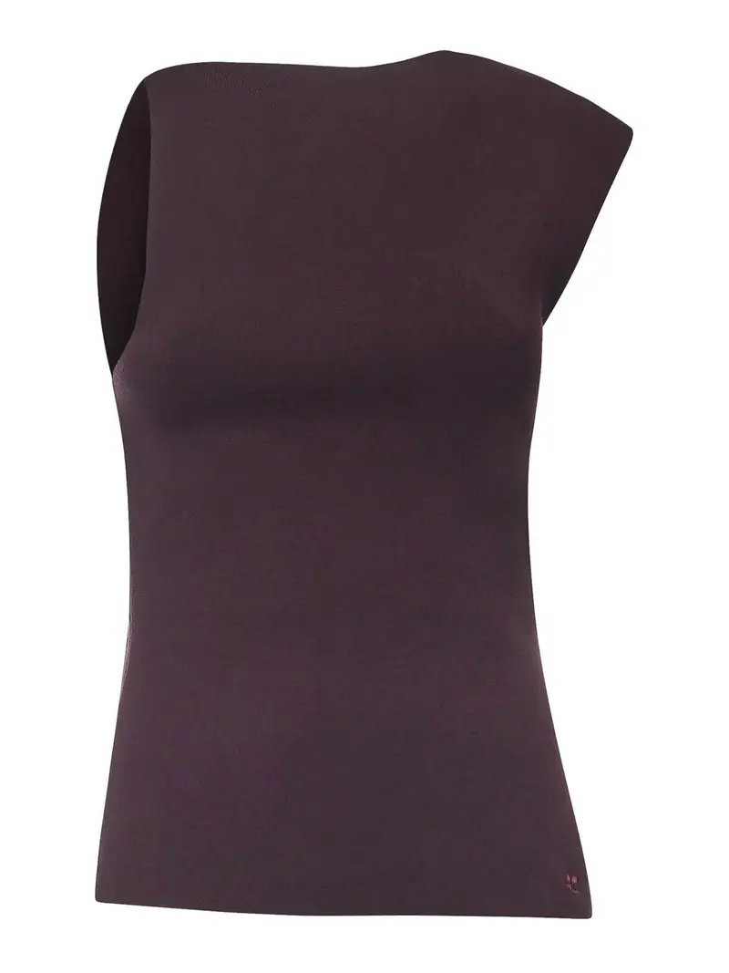 Parte superiore interlock obliqua Viola