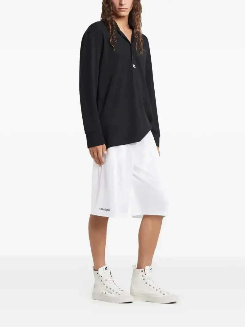 Courreges Polo Nero 4022776 miniatura 3