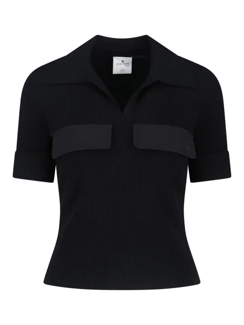 Courreges Polo Nero 4203965
