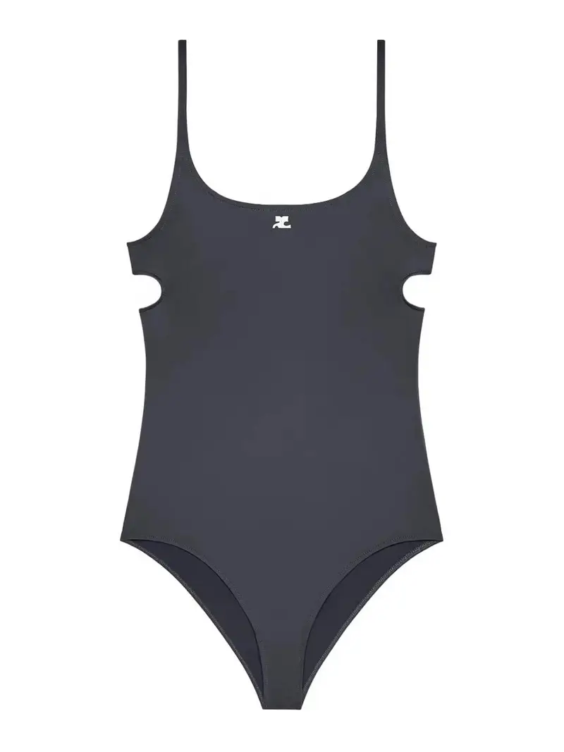 Ritaglia il nuoto del corpo Grigio