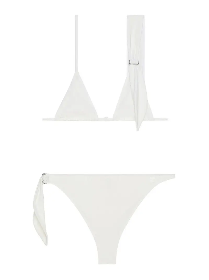SCARF BIKINI Bianco