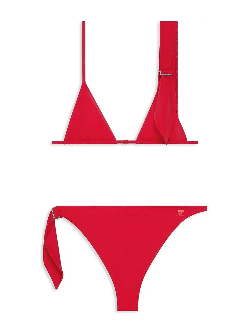Set di bikini Scarf Rosso