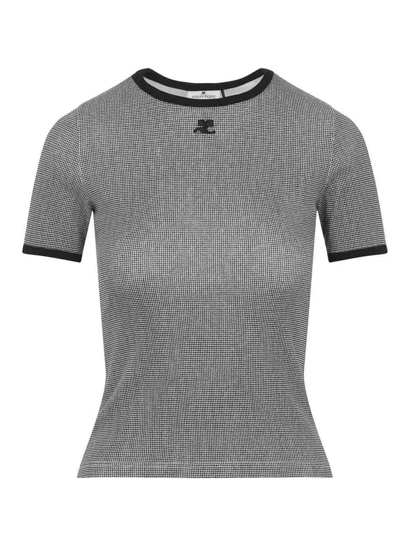 Courreges T-shirt Nero 4187191
