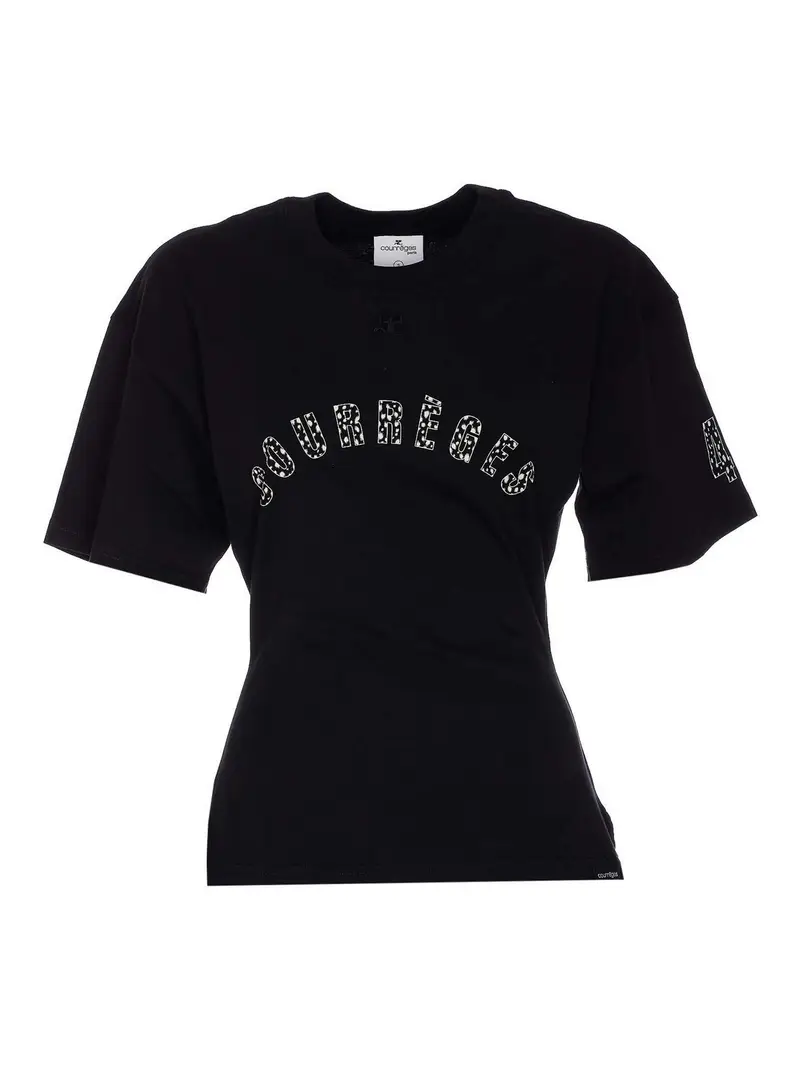 Courreges T-shirt Nero 3384549
