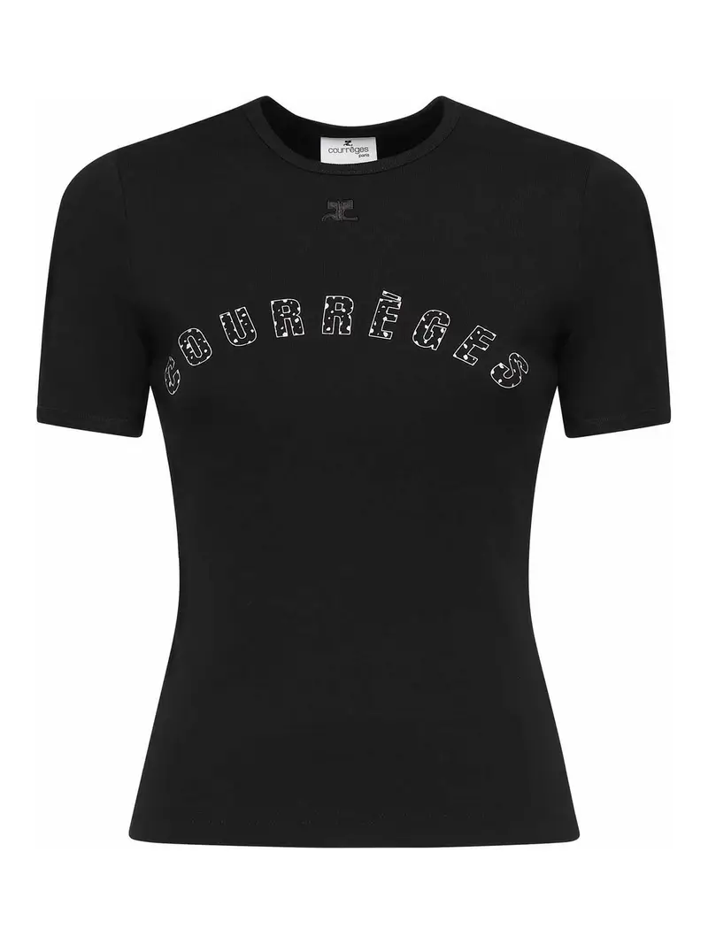 Courreges T-shirt Nero 3342606
