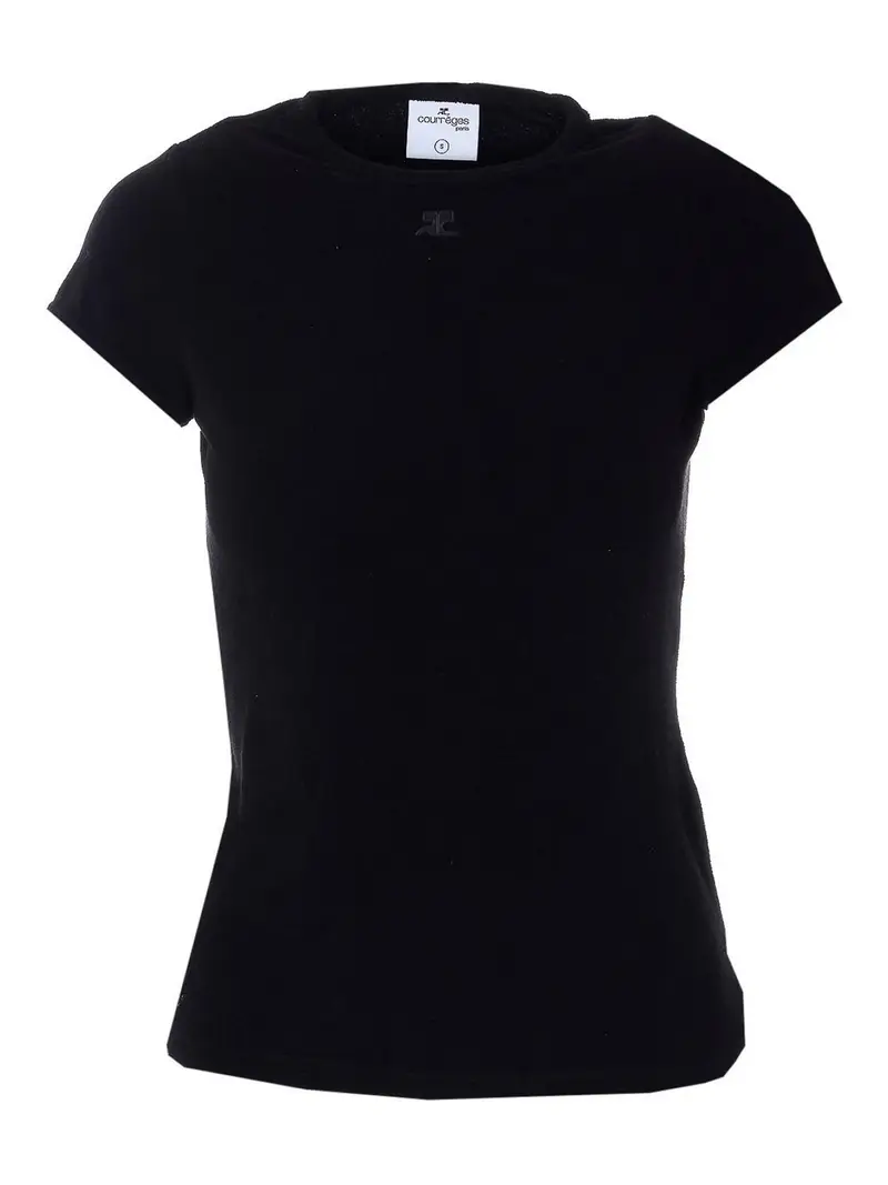 Courreges T-shirt Nero 4258652
