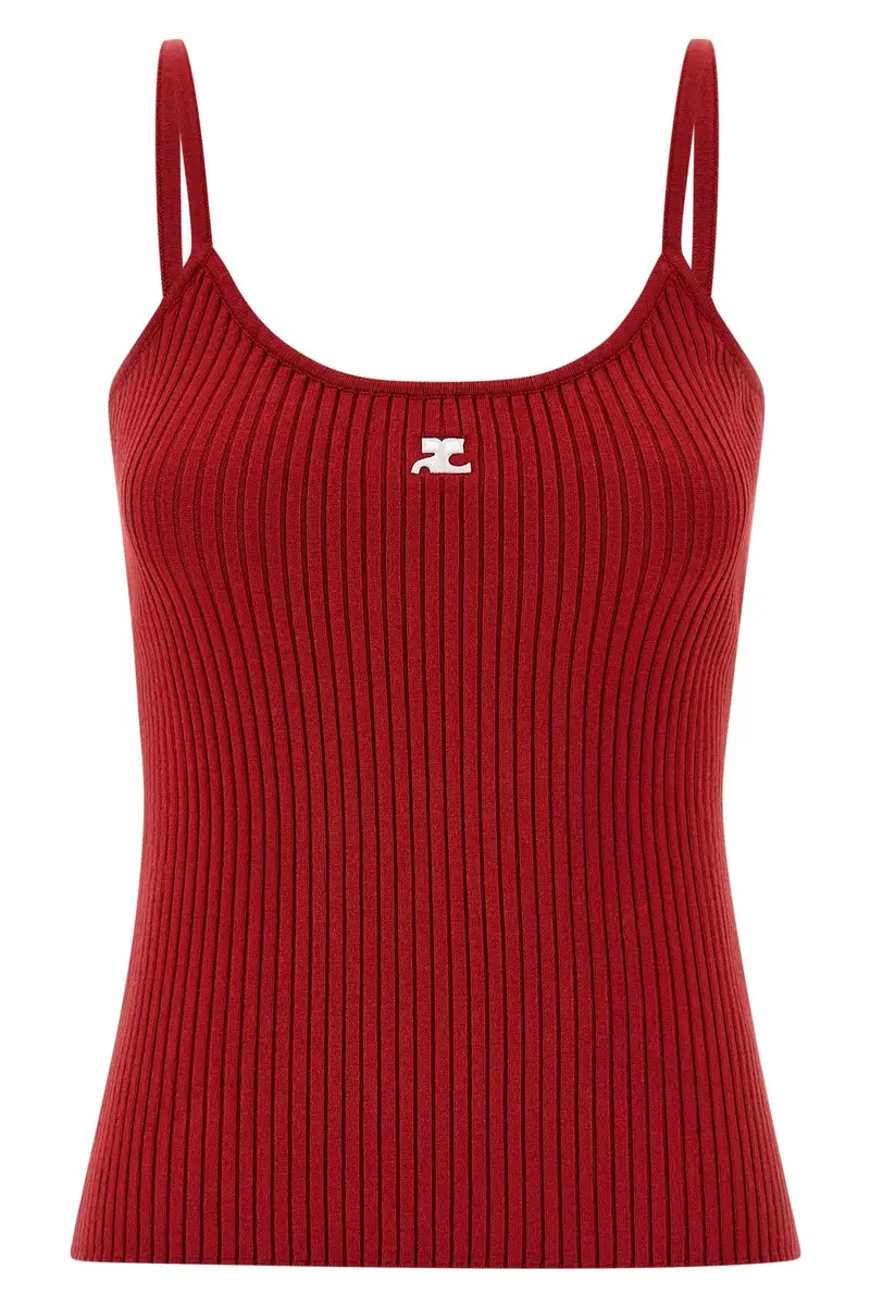 Courreges Top Rosso 3832502
