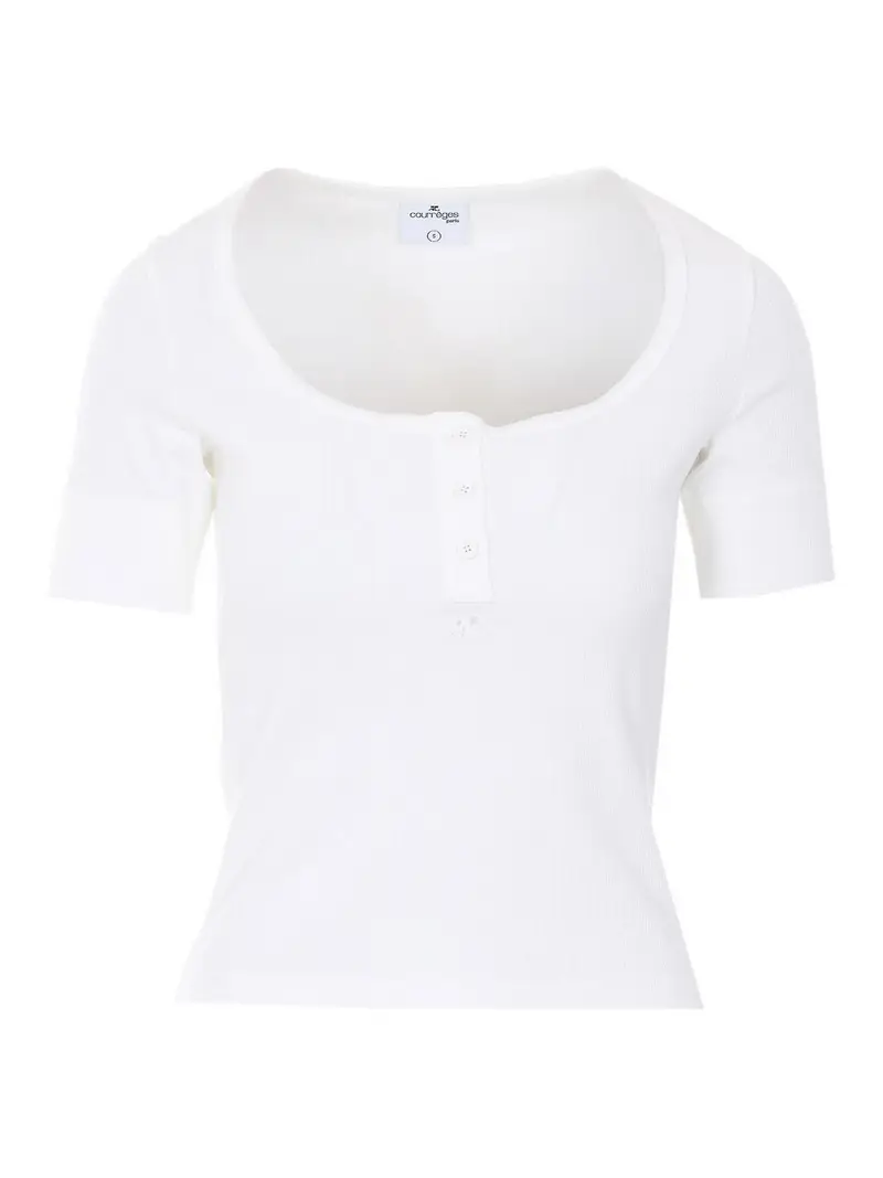 Courreges Top Bianco 4183715