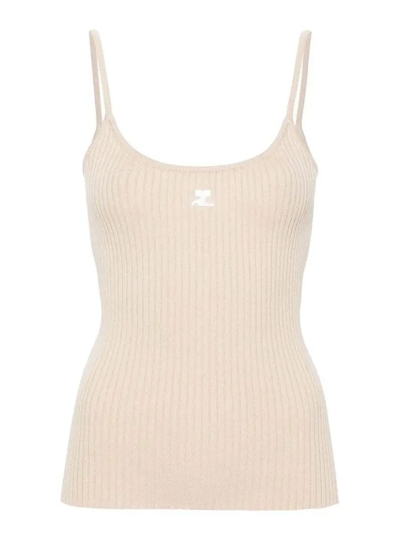 Courreges Top Beige 3993690