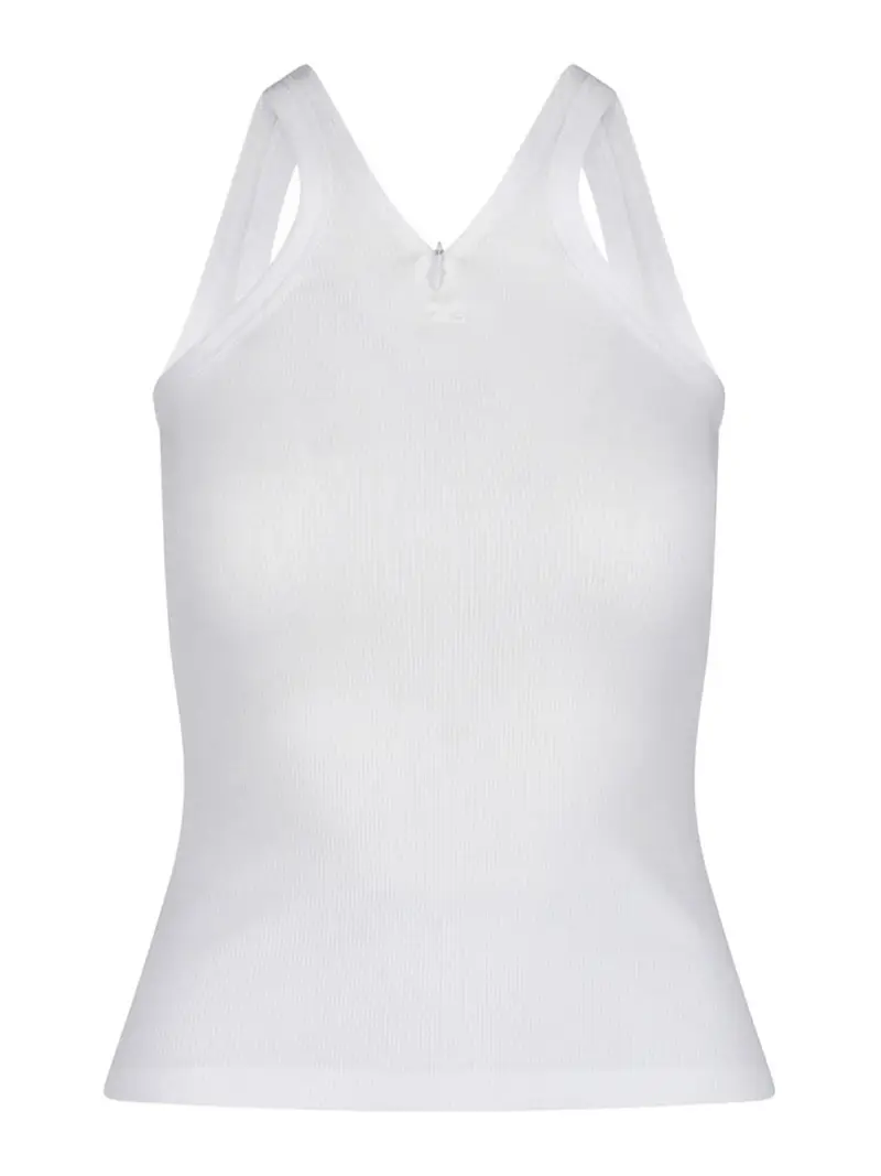 Courreges Top Bianco 4228005
