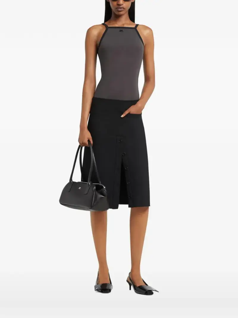 Courreges Top Nero 4022640 miniatura 2