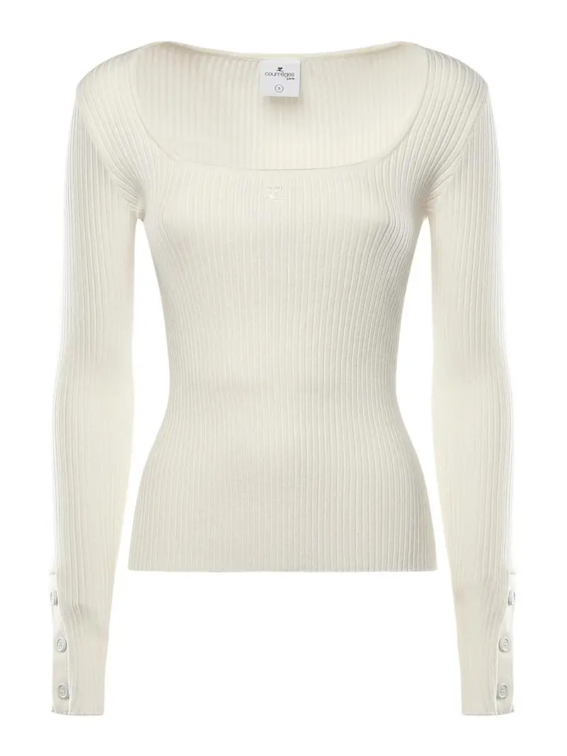 Courreges Top Bianco 4202004