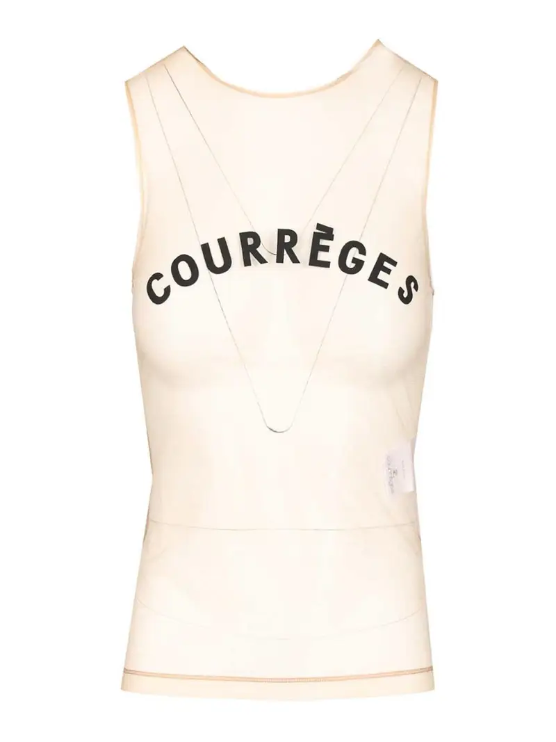 Courreges Top Bianco 3996008